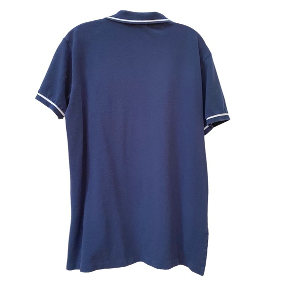 Vintage Polo Ralph Lauren Blue Custom Fit Polo Shirt Mens L - Picture 3 of 4